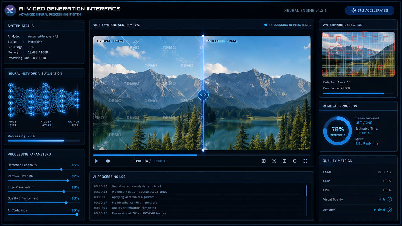 How to Remove AI Video Generator Watermarks